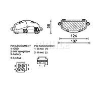 MAHLE Régulateur (ventilateur d'habitacle) ABR155000P Compatible avec: VOLVO XC40