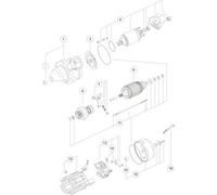 MAHLE repas eorig MS 347 Démarreur