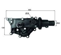 MAHLE TH 59 83 Thermostat, liqiuide de refroidissement pour RENAULT