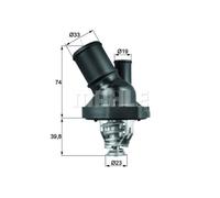 MAHLE Thermostat Liquide avec Joint pour Ford Mondeo III Break Franc-Tireur