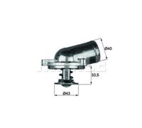 MAHLE Thermostat Liquide avec Joint pour Mercedes Ssangyong W202