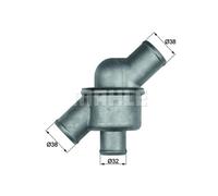 MAHLE Thermostat Refroidissement 80°C pour Alfa Romeo Alfetta 155 Quattroporte