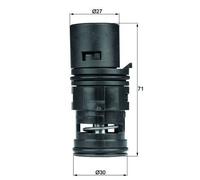Behr Thermot-Tronik TO 7 75 Thermostat, refroidissement d'huile