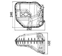 MAHLE Vase d'expansion (liquide de refroidissement) CRT9000S