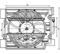 Mahle Original Ventilateur condenseur de climatisation ACF 23 000S BEHR