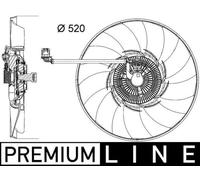MAHLE Ventilateur, refroidissement du moteur CFF474000P | Compatible avec: LAND ROVER RANGE III