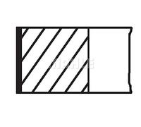 Jeu de segments de pistons MAHLE 039 RS 00120 0N0