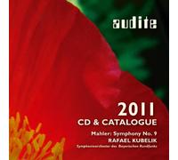Mahler – Symphonie n°9 – CD + catalogue – AUDITE 2011 – NAXOS