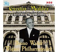 Mahler Das Lied von der Erde, Ich bin der Welt abhanden gekommen (24/May/1936), Symphony No. 9 (16/Jan./1938), Adagietto from Symphony No. 5 (15/Jan./1938) Walter Wiener Philharmoniker, Charles