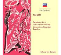 Concertgebouworkest & Lpo & Eduard Van Beinum - Symphony 4 Von Der Erde/Lieder Eines Fahrenden Gesellen