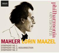Mahler, Gustav : Symphonies N°1, N°2, N°3 / Lorin Maazel
