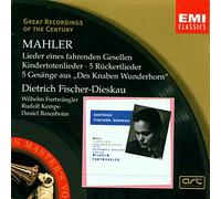 Mahler : Lieder eines fahrenden Gesellen - Kindertotenlieder - Rückert-Lieder - 5 Lieder du "Knaben Wunderhorn"