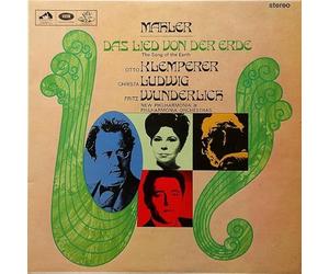 Mahler*, Philharmonia Orchestra, Otto Klemperer, Christa Ludwig, Fritz Wunderlich, New Philharmonia Orchestra - Gustav Mahler , Otto Klemperer , Christa Ludwig , Fritz Wunderlich , New Philharmonia Orchestra & Philharmonia Orchestra - Das Lied Von Der Erde - The Song Of The Earth - His Master's Voice - SAN 179, His Master's Voice - SAN. 179