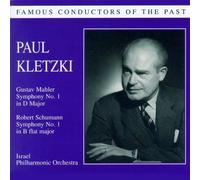 Mahler/Schumann : Symphony No. 1 Titan/Spring. Kletzki, Israël Philharmonic Orchestra.