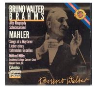 Mahler: Songs of a Wayfarer / Lieder eines fahrenden Gesellen & Brahms Alto Rhapsody & Song of Destiny - Mildred Miller / Bruno Walter /Columbia Symphony Orchestra - CBS
