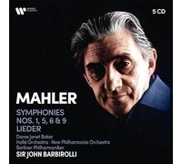 Mahler : Symphonies Numéros 1, 5, 6, 9 Lieder Coffret CD