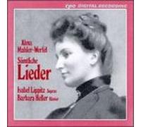 Mahler-Werfel, a. - Lieder