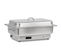Mahlzeit Chauffe-Plats électrique en Acier Inoxydable pour GN 1/1-9 litres - Jusqu'à 80 °C avec écran - Chauffe-Plats - Chauffe-Plats - pour Buffet, Restauration, Restauration et fête