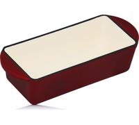 Mahlzeit Gusseisen Auflaufflorm anguleux 1,6 litre | Dark Cherry | Compatible induction, 2 poignées incluses