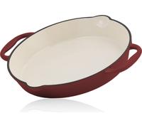 Mahlzeit Gusseisen Bratpfanne | Ø 29 cm | Dark Cherry | Deux poignées, deux becs verseurs, émaillé