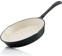 Mahlzeit Gusseisen Bratpfanne émaillée Ø 24 cm | Blue Berry | Poêle en fonte avec deux becs verseurs