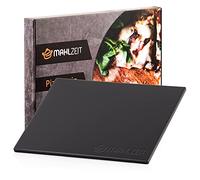 Mahlzeit Pierre à Pizza Carrée 38 x 30 cm Pour Pizza et Tarte Flambée en Cordiérite Pour Gril, Four et Barbecue à Gaz - Pierre à Pain