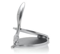 Mahlzeit Tortilla Presse à tortilla Ø 20 cm en aluminium | avec papier sulfurisé | Presse Taco légère | Pour tortillas, tostones, Quesadillas, Roti, Empanadas, Maistortilla, Mini Flatbread et Areca