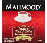 Mahmood Café Turc Instantané, Bâtonnets Sans Sucre, 12 x 6g, Diététique