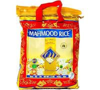 Mahmood Riz basmati - Riz basmati long du Pakistan, idéal pour les plats indiens, currys, salades et accompagnements - Grain parfait, cuit en vrac et granuleux (9 kg)