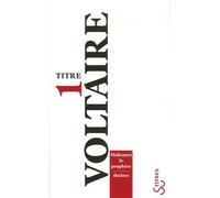 Voltaire – Mahomet le prophète – Théâtre – Poche