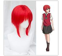 Mahoutsukai no Yome Chise Hatori Cosplay perruque l'ancien mage de mariée courte rouge résistant à la chaleur Cosplay Costume perruque + casquette