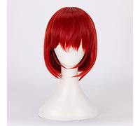 Mahoutsukai No Yome Chise Hatori Cosplay Perruques Courte Rouge Cosplay Perruque Résistant À La Chaleur Synthétique Perruque Perucas Az-010