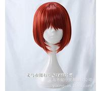 Mahoutsukai No Yome Chise Hatori Cosplay perruques courte rouge Cosplay perruque résistant à la chaleur synthétique perruque Perucas YX-969