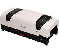 MAHWER Aiguiseur de Couteaux de Cuisine, Machine à aiguiser Les Couteaux électriques, aiguisoir de Couteaux Droits, entièrement Automatique, Pratique et Pratique (Color : Black, Size : 24.5x9.5x12cm)