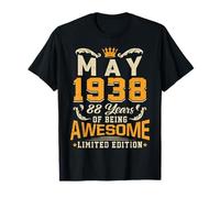 Mai 1938 Vintage 88 Years Awesome 88th Birthday T-Shirt