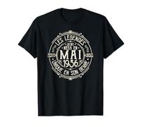 Mai 1956 Anniversaire 69 ans Homme Né En Mai 1956 Humour T-Shirt