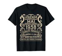 Mai 1958-68 Ans Anniversaire Cadeau Vintage 1958 T-Shirt