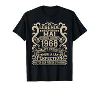 Mai 1968-58 Ans Anniversaire Cadeau Vintage 1968 T-Shirt