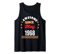 Mai 1968 Anniversaire Awesome Since 1968 May Vintage Débardeur