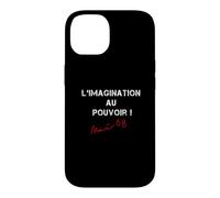 Mai 1968 Slogan de Protestation français Paris révolutionnaire Coque pour iPhone 14