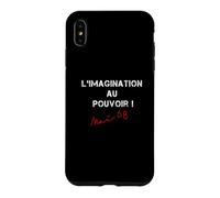 Mai 1968 Slogan de Protestation français Paris révolutionnaire Coque pour iPhone XS Max