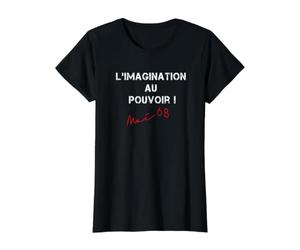 Mai 1968 Slogan de Protestation français Paris révolutionnaire T-Shirt Graphique avec Valeur