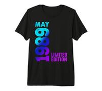 Mai 1989 Année 1989 Rétro 1989 Édition Limitée Vintage T-Shirt Haut de Gamme