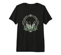 Mai Anniversaire Fleur Muguet Fleur Printemps Blanc T-Shirt Haut de Gamme