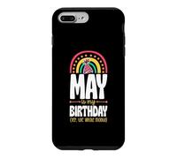 Mai, C'est Mon Anniversaire, Oui, Tout Le Mois, Boho Rainbow Coque pour iPhone 7 Plus/8 Plus