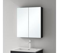 Mai & Mai Armoire Murale Anthracite Mat avec Miroir LED Salle de Bain 60cm