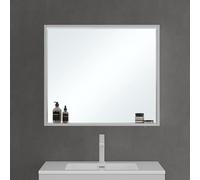 Mai & Mai Armoire Murale Blanc Mat avec Miroir LED Salle de Bain 80cm