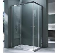 Mai & Mai Cabine de Douche Transparent sans Receveur 120x90x190cm