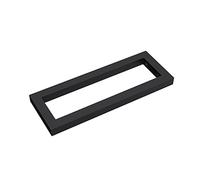 Mai & Mai Équerre de Fixation en Inox Noir 1 Pièce Support pour Étagère Mural Robuste WH1 30cm