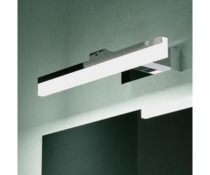 Mai & Mai Lampe Murale Miroir LED 6000K pour Salle de Bain Chrome 40cm | Lumière Miroir Moderne, Applique Rotative à 180°, IRC ＞ 80, Puissance 9W, Étanche et Antirouille, Desgin Luxaris